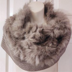 Danier Rabbit Fur Scarf
